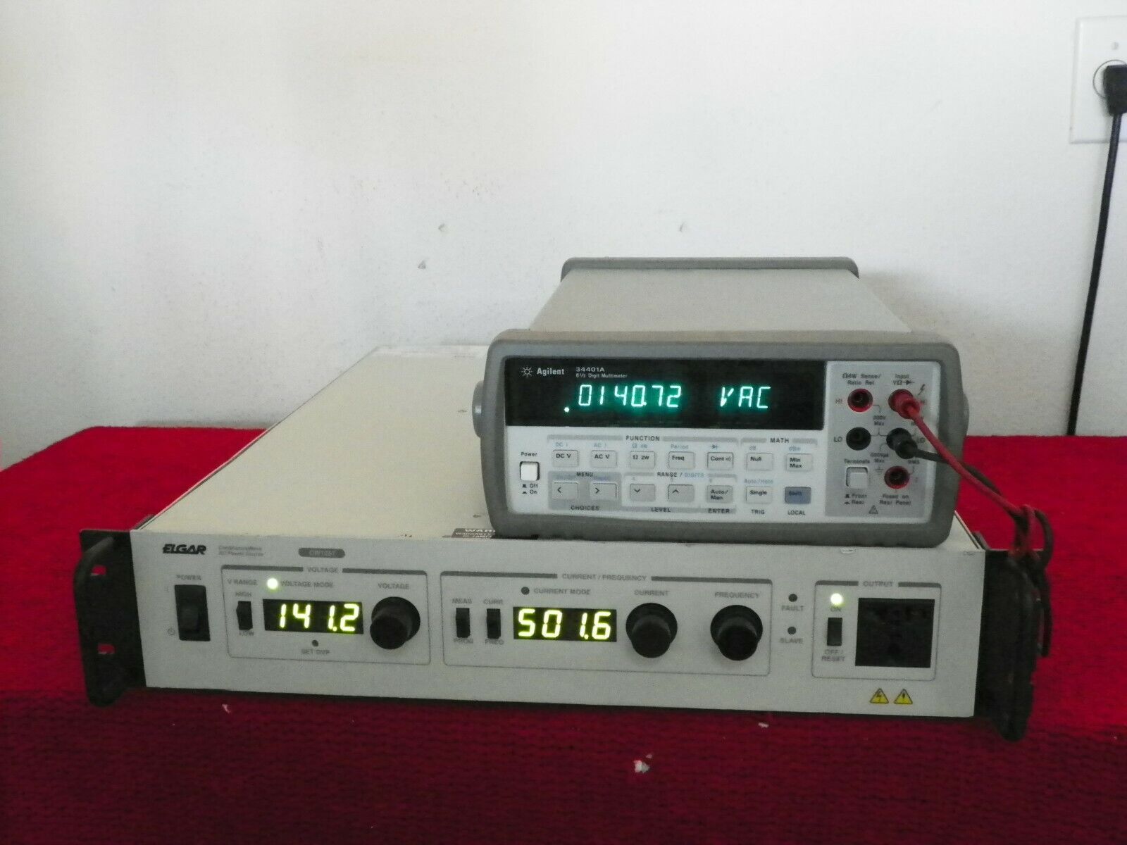 Elgar CW1251M 1250VA 45-500Hz,135/270Vac 9.26A/4.63A AC source Elgar CW1251M 1250VA 45-500Hz,135/270Vac 9.26A/4.63A AC source
